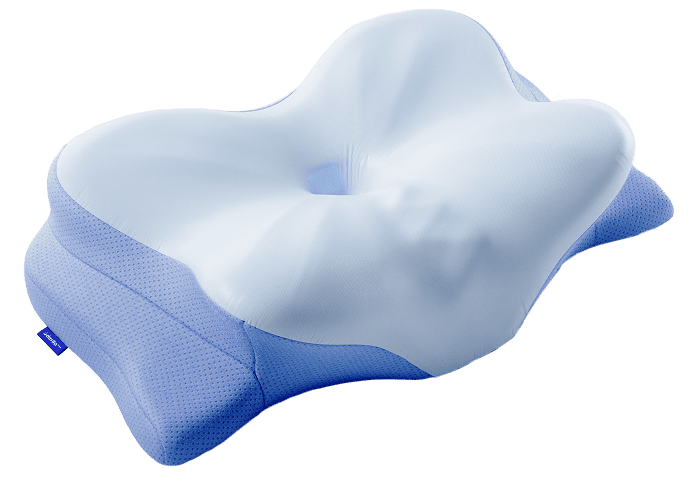Derila Ergo pillow, three-quarter view